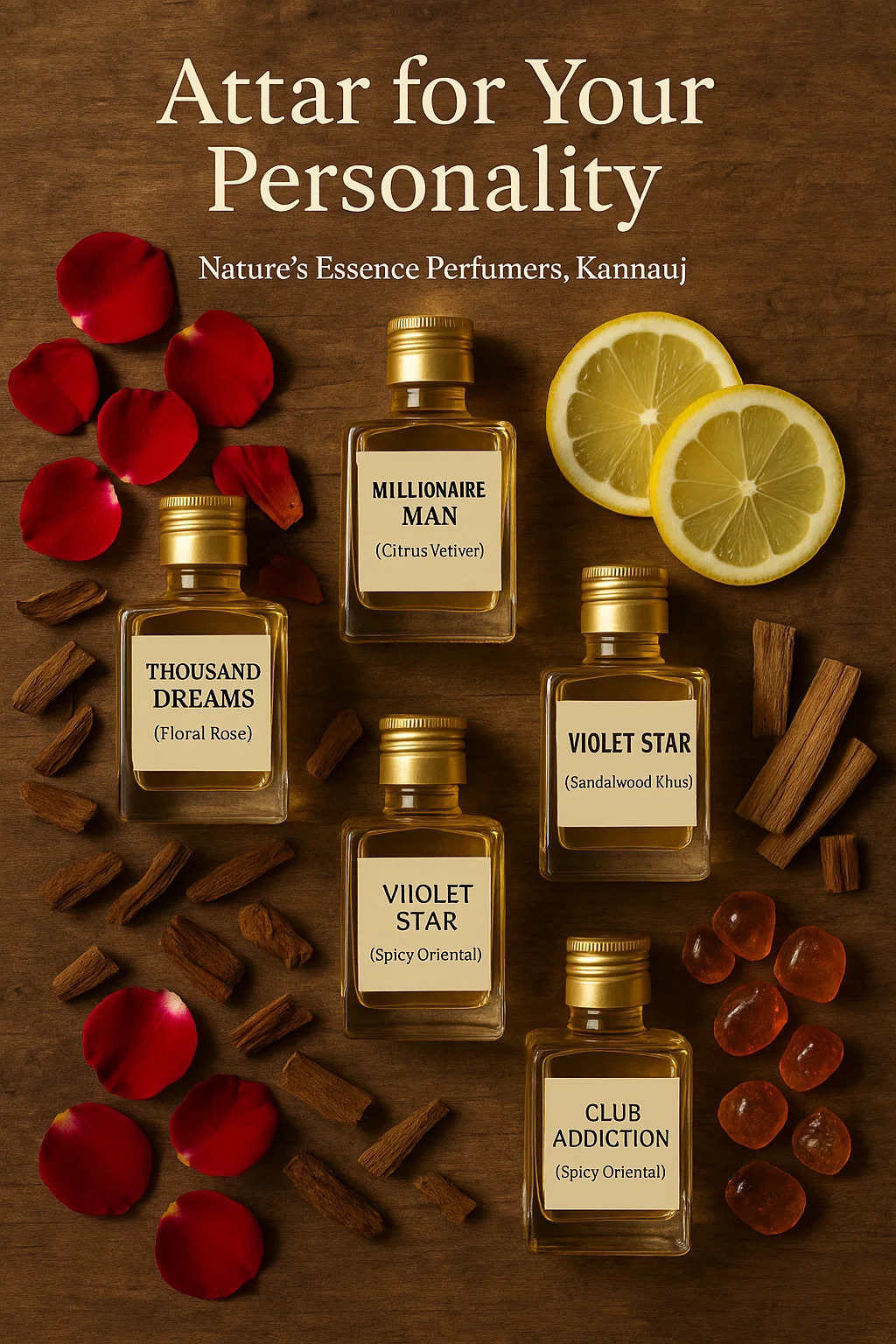 Attar for Your Personality – Nature’s Essence Perfumers