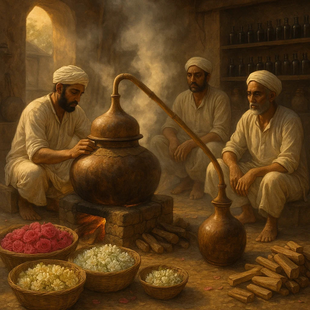 The Secret Process Behind Making Natural Kannauj Attar Oils